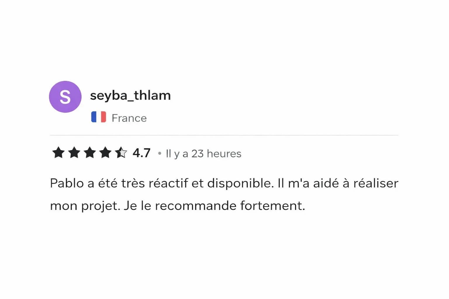 Témoignage client 4